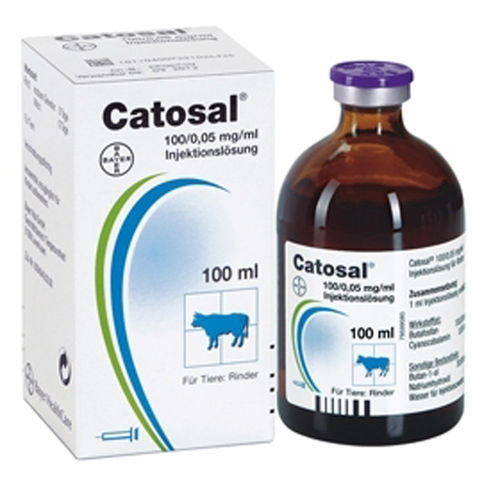 CATOSAL 10% 100 ML // Butafosfan+Vitamin B12 // Cattle, dogs, cats and fur animals / Bovini, cani, gatti e animali da pelliccia
