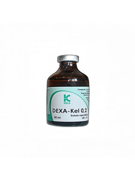 DEXA-KEL 50ML 0.2% // DEXAMETHASONE // horses, cattle, goats, pigs, dogs / cani, bovini, cavalli, pecore, capre, maiali, vitelli