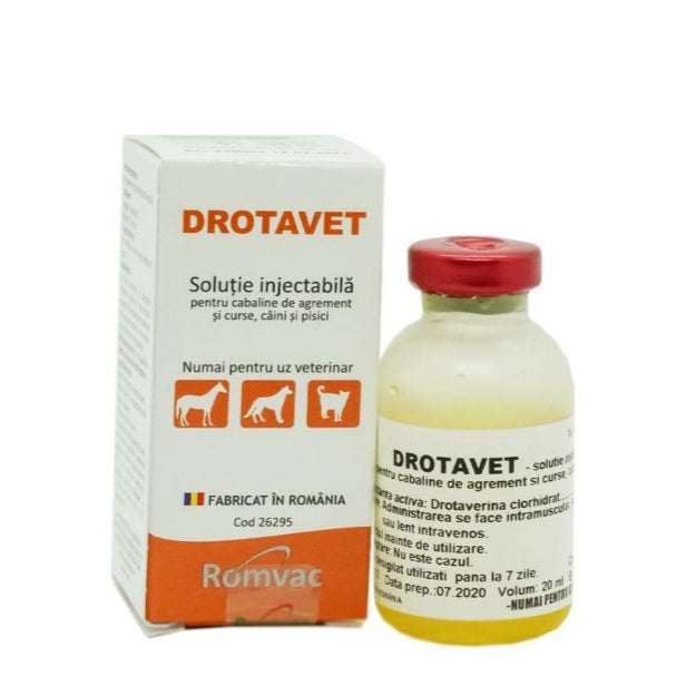 DROTAVET 20ML // antispasmodic // horses, cats and dogs / cavalli, cani e gatti