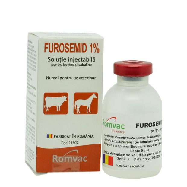 FUROSEMID 1% RO 20 ML // diuretic // cattle and horses / bovini e cavalli