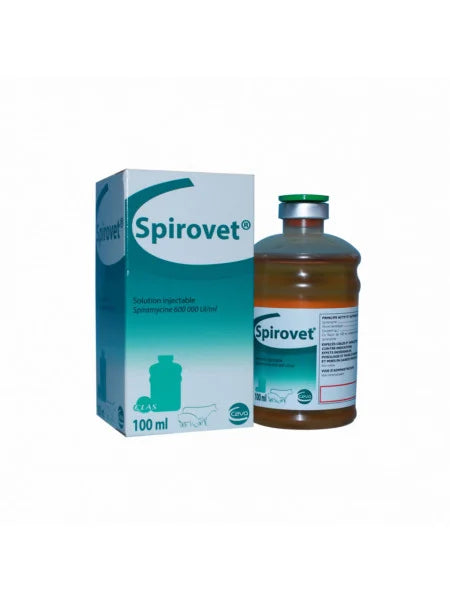 SPIROVET 100ML INJ. // Spiramycin // cattle, pigs / bovini e suini
