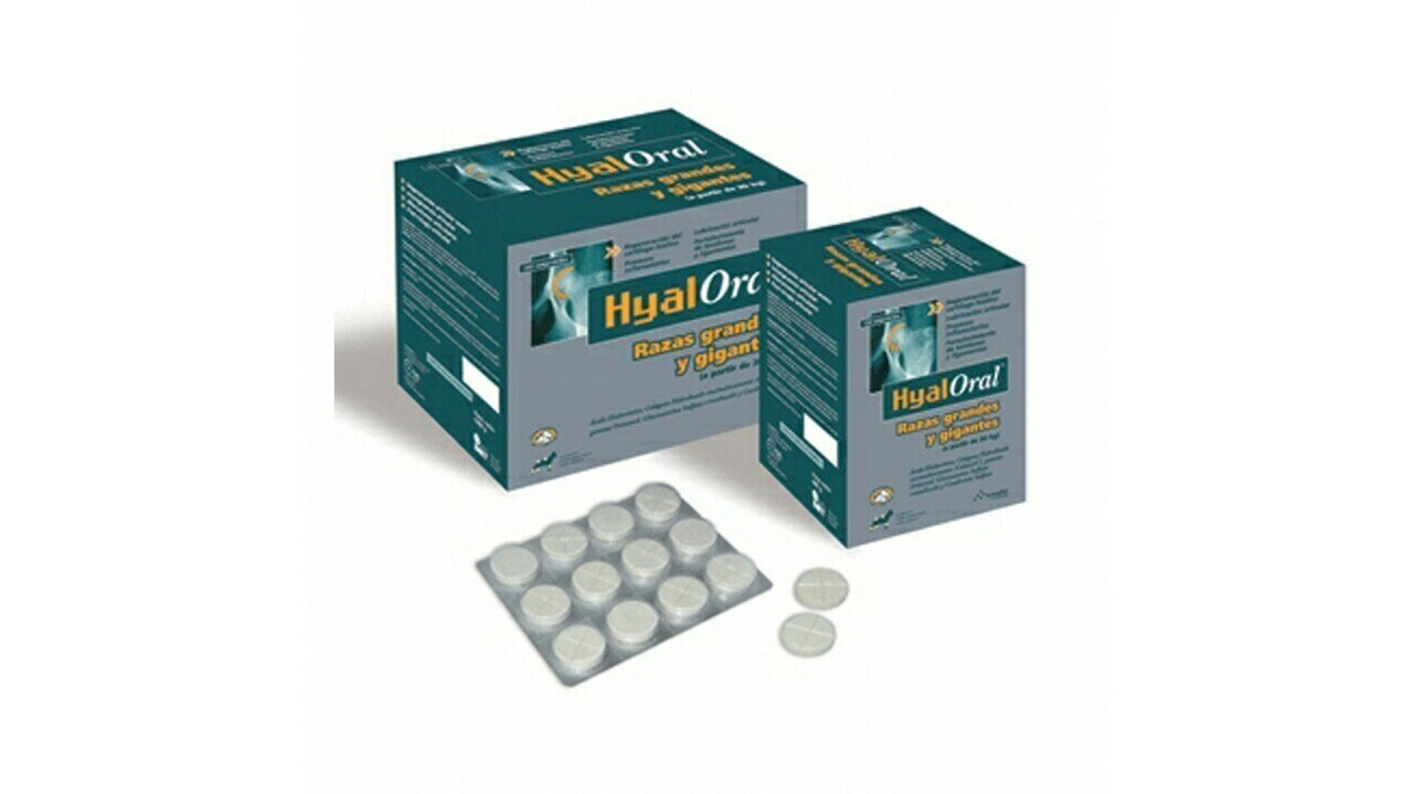 Hyaloral Small & Medium Breed 90 tablets dogs - Pet Shop Luna