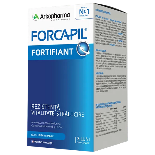 Forcapil hair and nails 180 capsules / 60 capsules/ Made in France