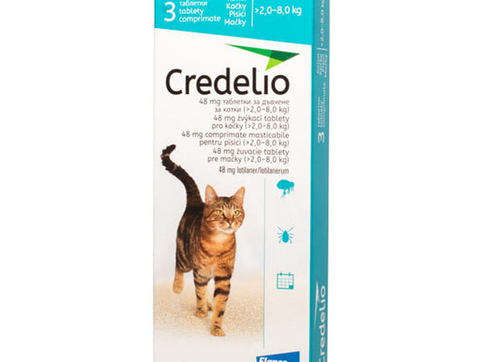 CREDELIO-  antiparasitic for cats - 3 tablets