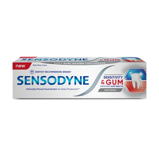 SENSODYNE Sensitivity & Gum Whitening Toothpaste, 75ml, Sensodyne (pack of 3)