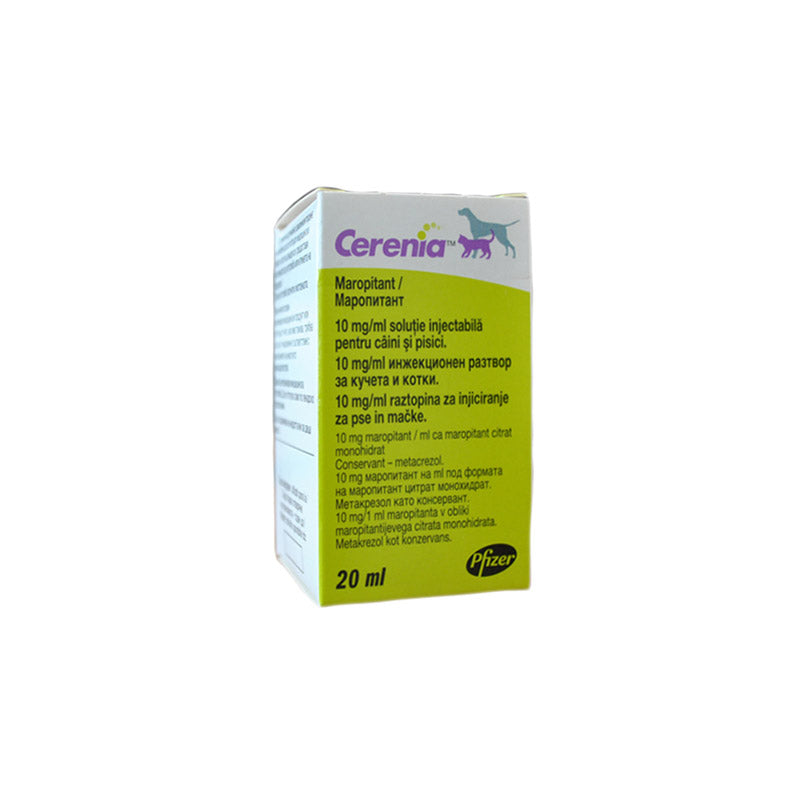 CERENIA 20 ML // Maropitant // chiens et chats / cani e gatti // antivomitivo