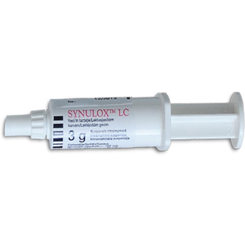 SYNULOX LC 3GR - Suspension intramammaire pour bovins (vaches en lactation) // Acide clavulanique, Amoxicilline trihydratée, Prednisolone