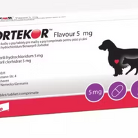 Fortekor 5 mg (5-20 kg), 14 tablets dog and cat