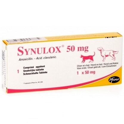 Synulox Palatable Tablet for dogs and Cats 10 tablets EUROPEAN VERSION