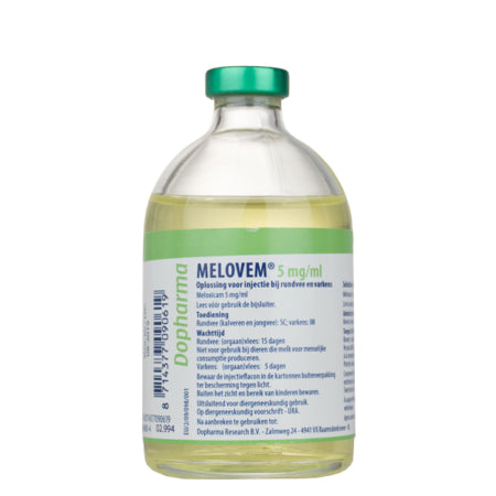 MELOVEM 5mg/ml 100 ML // Meloxicam 5 mg // cattle and pigs / bovini e suini