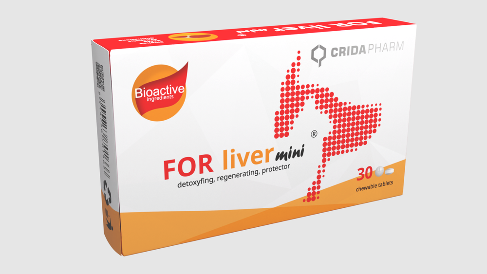For Liver Mini 30cp by CRIDA PHARM- DOGS and CAT