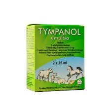 TYMPANOL - 2x25 ml // Simethicone 85 mg // Anti bloat oral emulsion- Cattle, goats, sheep, horses, leporidae / anti gonfiore-Bovini, capre, pecore, cavalli, leporidi