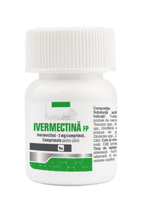 vermectin 3mg Pasteur 50 cpr - Tablets for the treatment of endoparasitoses produced by nematodes and in ectoparasitoses produced by mites