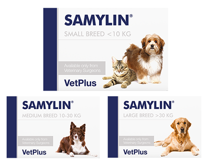 Samylin all Breeds  30 tablets Nutraceutical supplement for dogs and cats that helps maintain liver health