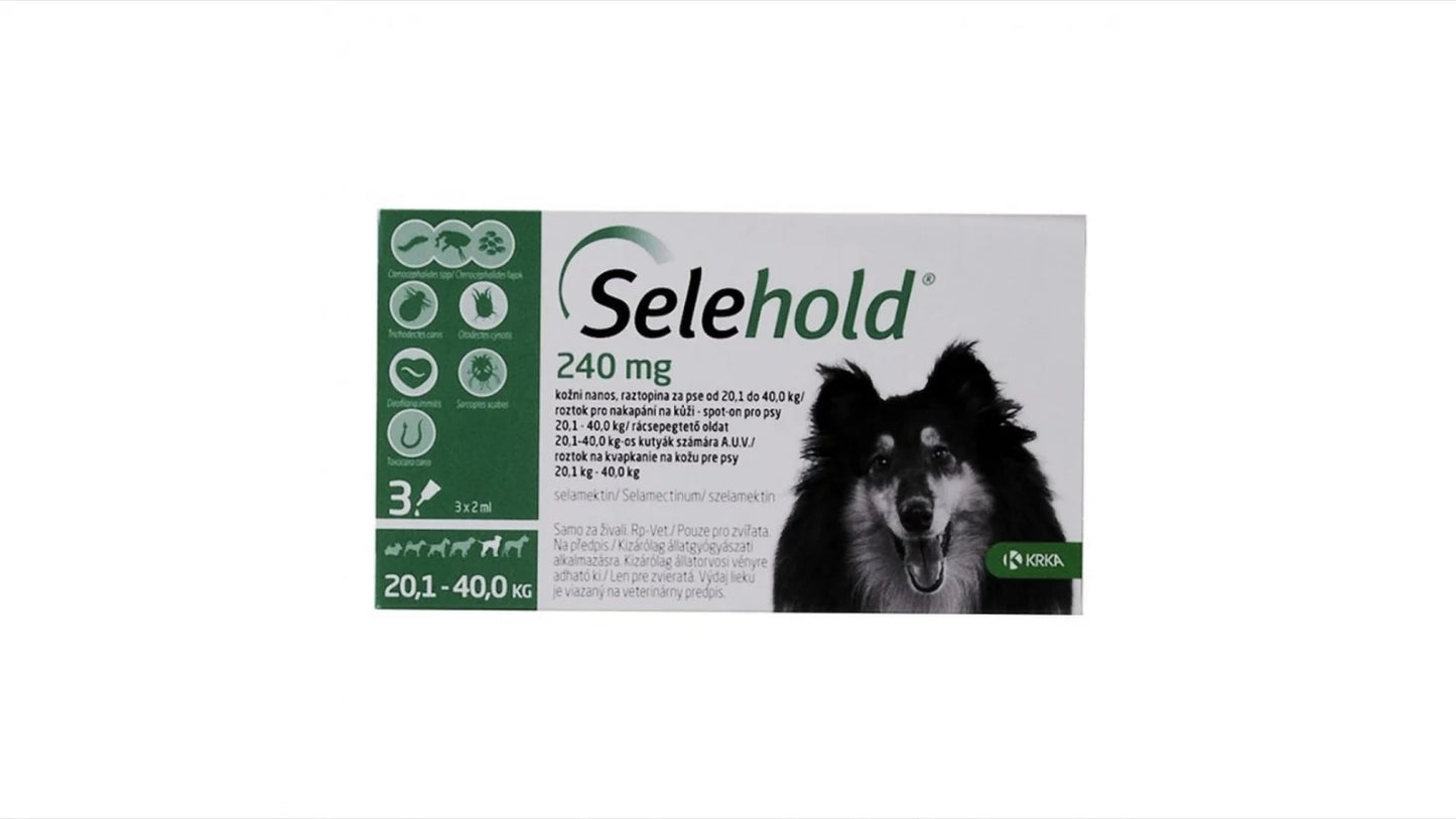 SELEHOLD for dogs / cats // Selamectin // dewormer