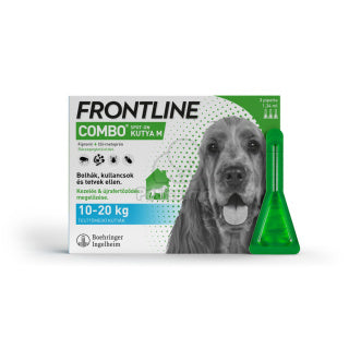 FRONTLINE COMBO  3 PIPETTES - Spot On for Dogs // FIPRONIL, S-METOPREN