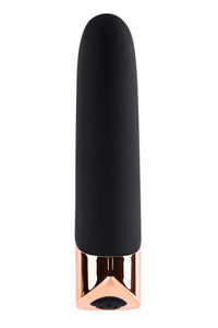 Bullet Vibrator The Gold Standard, 10 Vibration Modes, Silicone, USB, Black, 10 cm