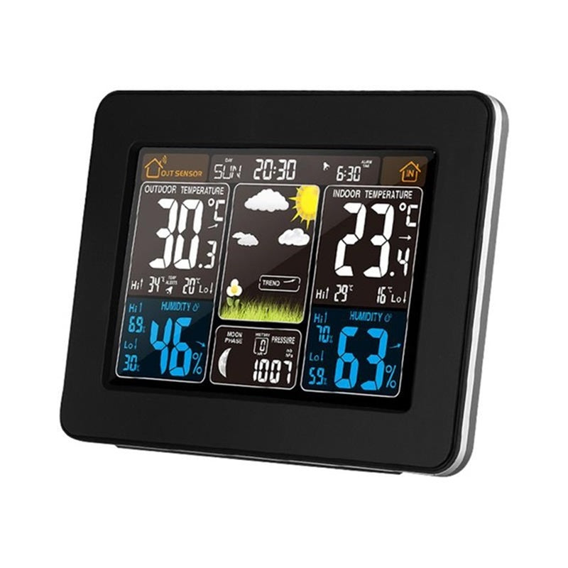 LCD Display Weather Station Alarm Clock- USB Powered_1