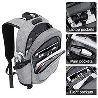 Waterproof Laptop Backpack with USB Port, Anti-theft_5
