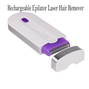 USB Rechargeable Epilator Laser Hair Remover for Face and Body_3
