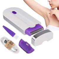 USB Rechargeable Epilator Laser Hair Remover for Face and Body_1