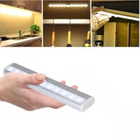 LED Night Light 6/10 LED Human Body Induction Detector for Home Bed Kitchen Cabinet- Battery Operated_2