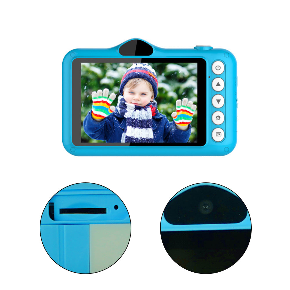 3.5 Inch Mini Cute Digital Camera for Kids 12MP Photo Video Camera- USB Charging_4