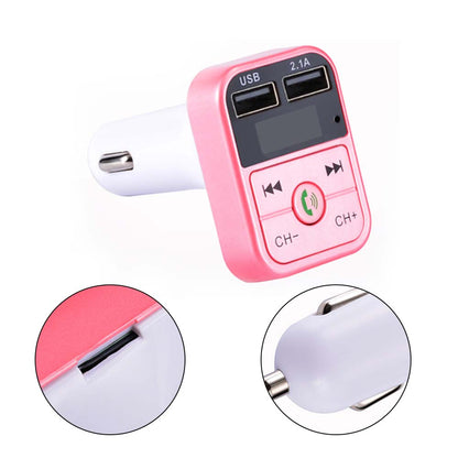 3-in-1 Car Wireless Car Bluetooth FM Transmitter_1