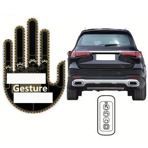 Finger Gesture Vehicle Light For Road Hand Signal with Remote Control- Battery Operated_6