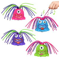 Little Monsters Decompression Toy Creative Anti-Stress Hair Pulling & Sounding Fun Unique_10