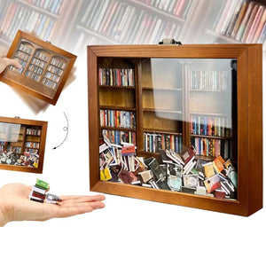 Anxiety Bookshelf Stress Relief Sensory Desk Toy with Miniature Books_7