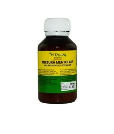 Miscela di mentolo con olio di menta piperita e rosmarino, 100 g, Vitalia Pharma - Pet Shop Luna