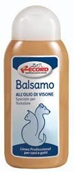 RECORD * BALSAMO ALL'OLIO DI VISONE 10038 - Pet Shop Luna