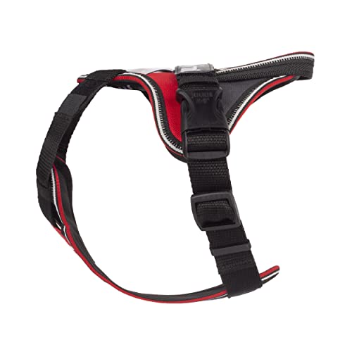 IDC Longwalk Y-Harness, Red-Gray, Size: XS - Pet Shop Luna