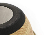 Tyrol Stainless Steel Anti-Slip Bowl for Cat/Dog/Pets, Wood Effect, 16 cm, 0.15 kg - Pet Shop Luna
