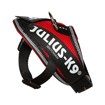 Julius-K9 Dog Harness, Red, 3XS/Baby 1 - Pet Shop Luna