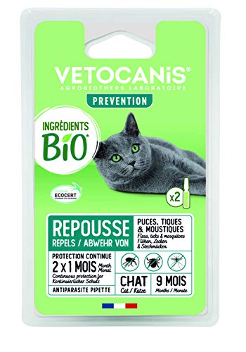 VITALVETO Agrobiothers pipetta Controllato Biologico Pest Control 2 x 0,6ml Cat – Edencert - Pet Shop Luna