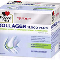 Polpharma Doppelherz System Collagen Kollagen 11.000 Plus, Joint Health and Mobility. Made in Poland. Polish Distribution, Polish Language. - Pet Shop Luna