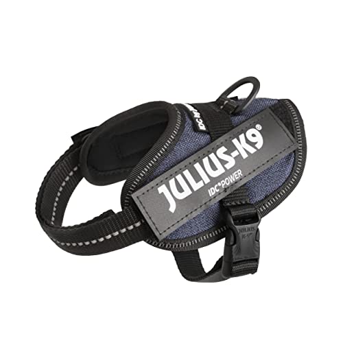 IDC Powerharness, Size: 2XS/Baby 2, Denim - Pet Shop Luna