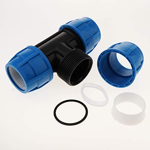 FITYLE Quick Release Plug in Connector Kit for Connecting Union Tee Tube Fittings for Tube Lock Push Button for V Space - Pet Shop Luna