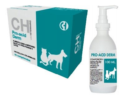 Chemical Pro Acid Derm Previene Caduta di Pelo IN Cani E Gatti -100 ML - Pet Shop Luna