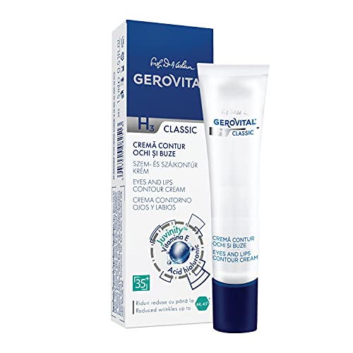 Crema Antirughe Intensamente Idratante per Contorno Occhi e Labbra, Gerovital H3 Classic - Pet Shop Luna