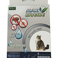 Anti-parasite for cats max biocide pipette 5 pcs. Anti-flea mosquito mosquito screen 100% natural - Pet Shop Luna