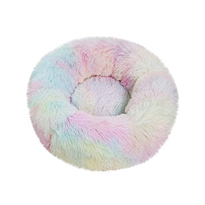 FriendGG Plush Donut Shaped Cushion for Cats and Puppies - Pet Shop Luna