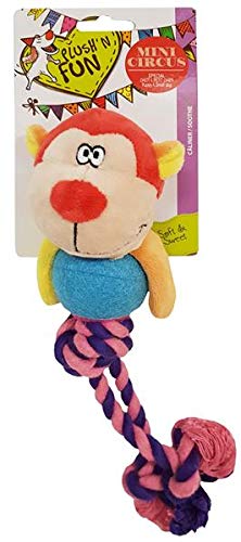 Mini Circus Dog Toy Ball Monkey 25 cm - Pet Shop Luna