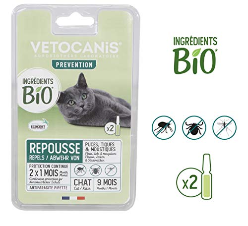 VITALVETO Agrobiothers pipetta Controllato Biologico Pest Control 2 x 0,6ml Cat – Edencert - Pet Shop Luna