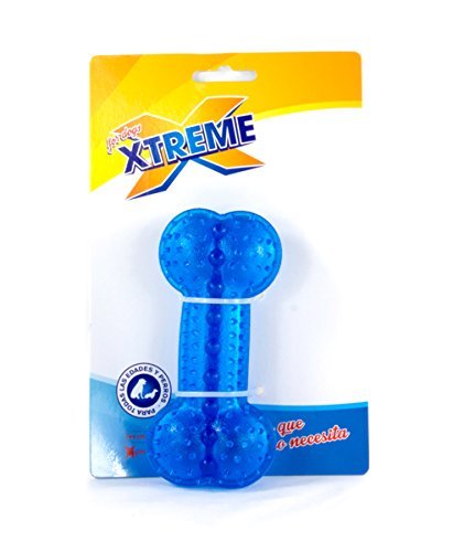 Petuky Spikes Carries Awards Bone Xtreme, Small, Blue - Pet Shop Luna