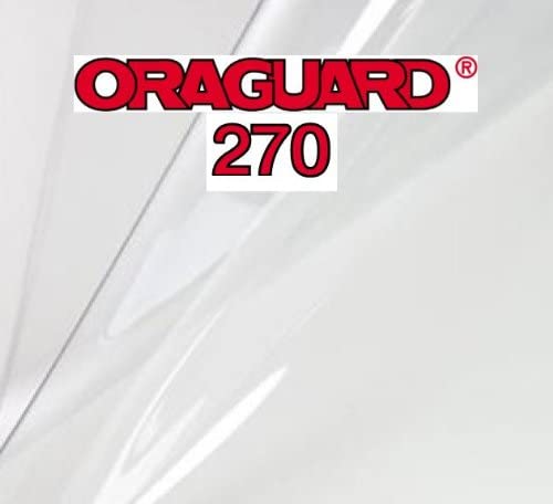 Oraguard 270 - Pellicola protettiva trasparente autoadesiva 1 m x 70 cm, universale - Pet Shop Luna