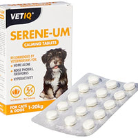 VetIQ Seren-Um Drops Dog/Cat Calming, Pet Remedy Recommended By Vets For Home Alone, Noise Phobias, Hyperactivity, Dog/Cat Supplements For Pets, Calming Dog/Cat Treats - Pet Shop Luna