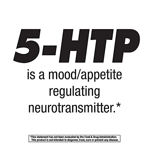 Nature's Way 5-HTP, L-5-Hydroxytryptophan, Vitamin B6 & C, Griffonia Bean Extract 50 mg, 60 Count - Pet Shop Luna